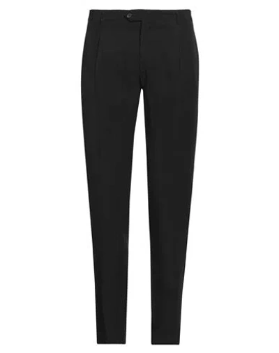 Reveres 1949 Man Pants Black Size 38 Lyocell In Black