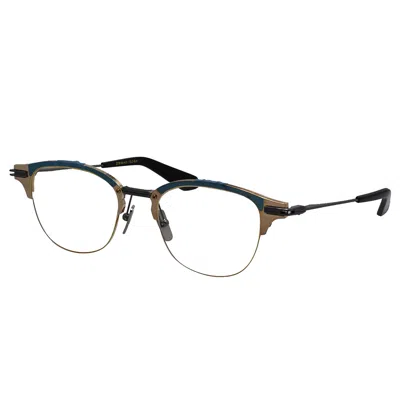 Dita Iambic Dt Dtx143-a-01 Unisex Square Eyeglasses 52mm In Gold