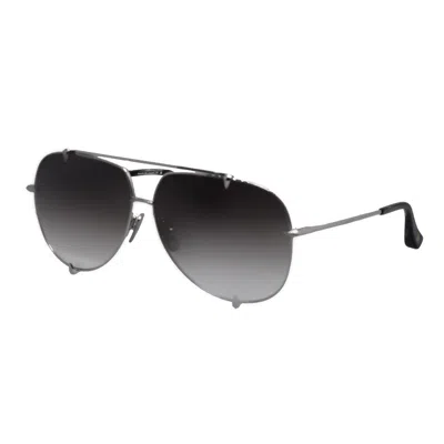 Dita Talon Dt 23007-i-sil-ink-62 Unisex Aviator Sunglasses In Multi