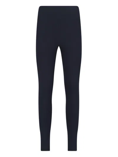 Balenciaga Black Activewear Leggings In Matt Nylon Blend In Black
