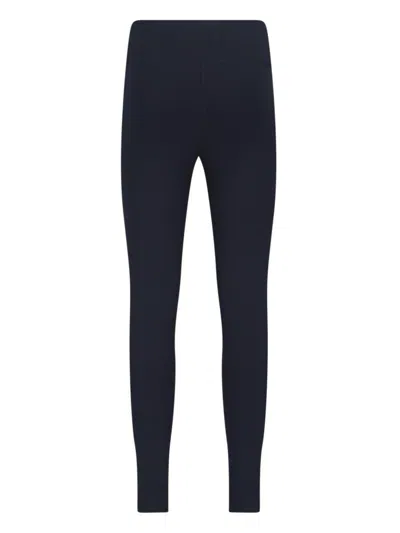 Balenciaga Black Activewear Leggings In Matt Nylon Blend In Black