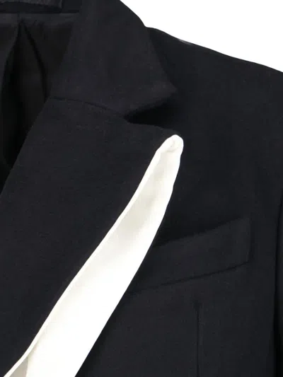 Eudon Choi Single-breasted Midi Coat In Black In Black