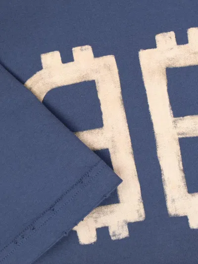 Shop Balenciaga T-shirts And Polos In Blue