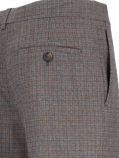 Stella Mccartney Tailored Flared Pants In Wool In Brown