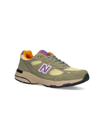 New Balance Low Top Sneakers With Mesh Upper And Rubber Sole In Green