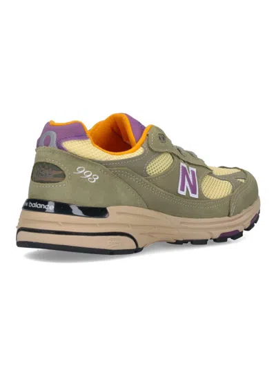 New Balance Low Top Sneakers With Mesh Upper And Rubber Sole In Green