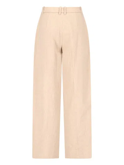 The Garment Tailored Trousers In Beige In Beige