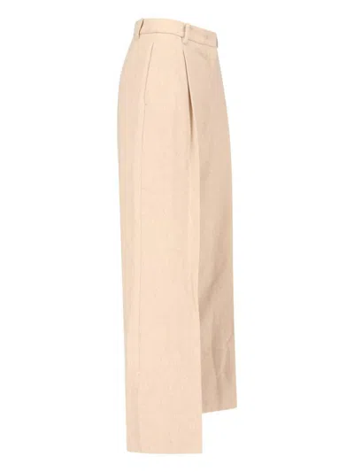 The Garment Tailored Trousers In Beige In Beige