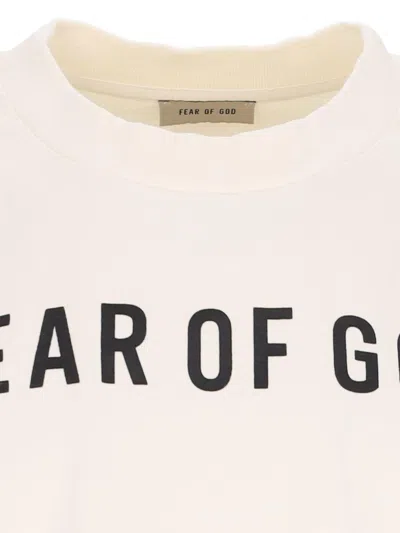 Fear Of God Long-sleeved Thunderbird T-shirt In White
