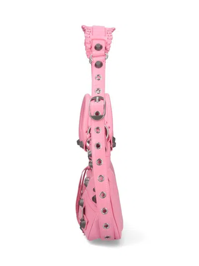 Balenciaga Neo Cagole Midi Shoulder Bag In Pink