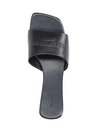 Shop Balenciaga Sandals In Black