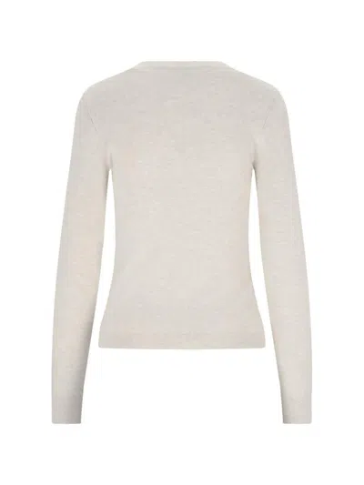 Isabel Marant Beige Wool Blend Sweater In Beige