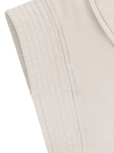 Isabel Marant Étoile Quilted Shawl Collar Jacket With Front Pockets In Beige