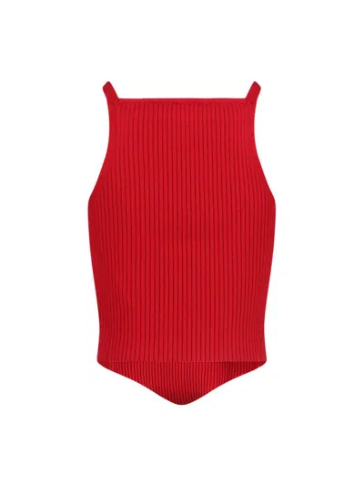 Shop Courrèges Top In Red