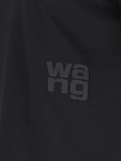 Alexander Wang Oversize Crew Neck T-shirt In Black