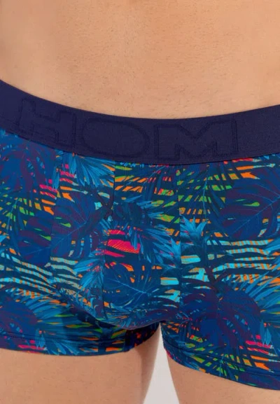 Hom Dreamland Trunk In Navy Blue Print