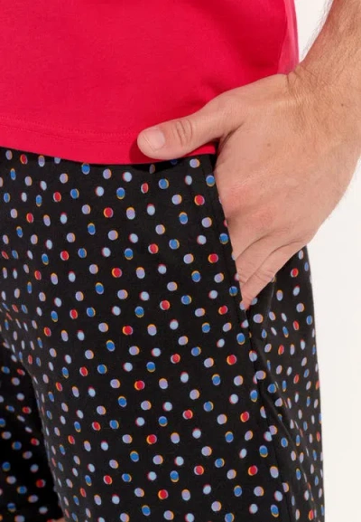 Hom Charli Short Sleepwear In Black Print