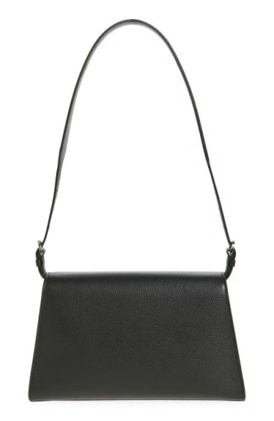 Savette Symmetry 26 Leather Shoulder Bag In Black