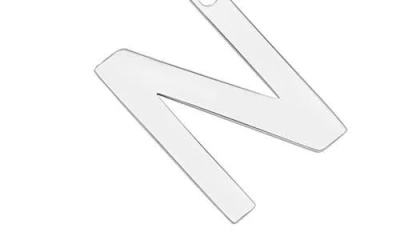 Adornia Toggle Initial Pendant Layered Necklace In Silver-n