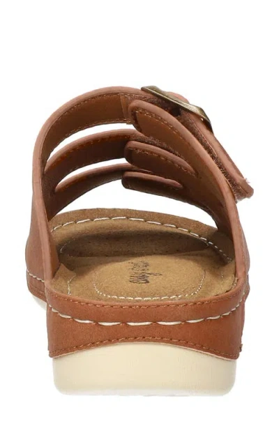 Easy Street Women's Pinterry Comfort Slide Sandals In Tan
