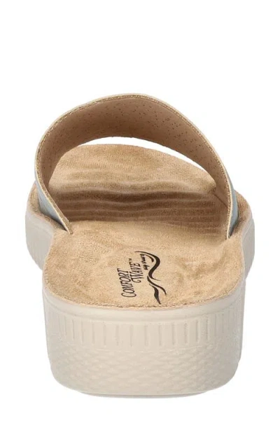 Easy Street Ivey Platform Sandal In Light Blue