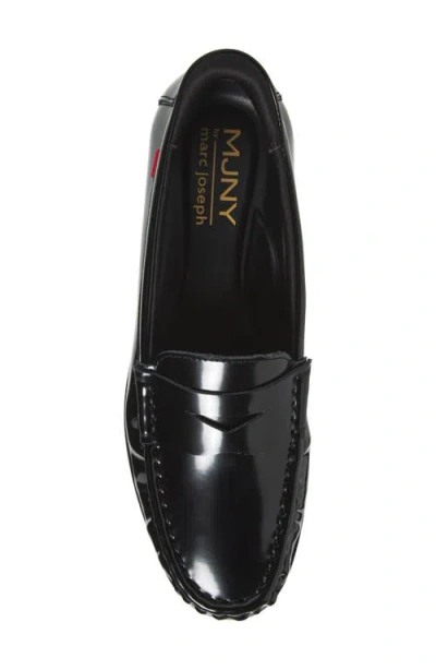 Marc Joseph New York Brightwater Ave Patent Penny Loafer In Black Patent