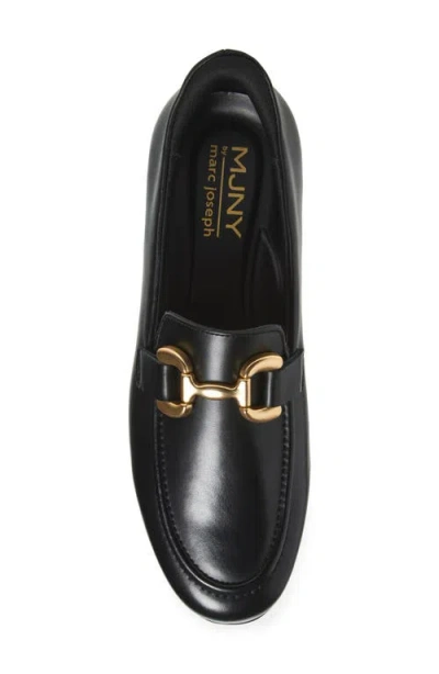 Marc Joseph New York Carmel Court Bit Buckle Loafer In Black Napa