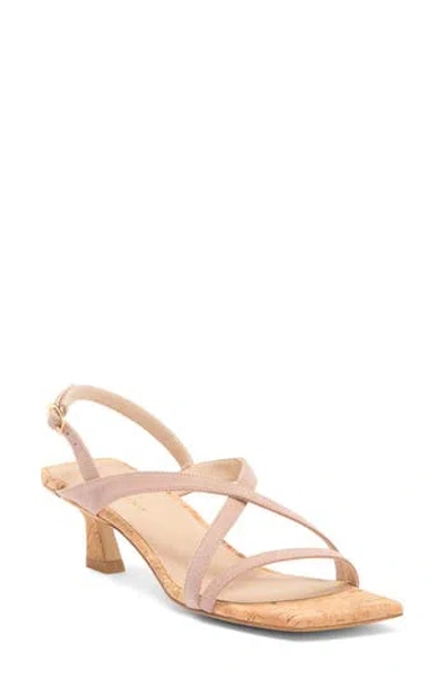 Stuart Weitzman Oasis 50 Kitten Heel Slingback Sandal In Dolce