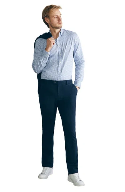 Faherty Movement Knit Pants In Lupine Navy