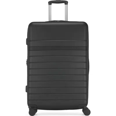 Bugatti Lisbon Hardside Check-in Large Luggage With Expansion In Black