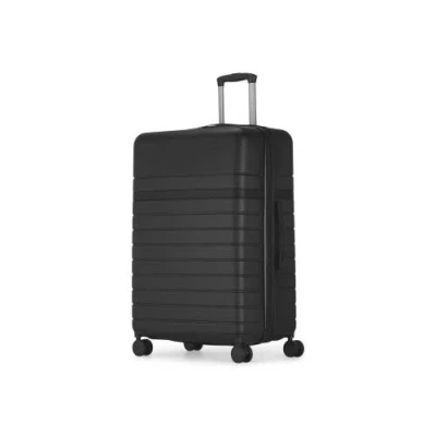 Bugatti Lisbon Hardside Check-in Large Luggage With Expansion In Black