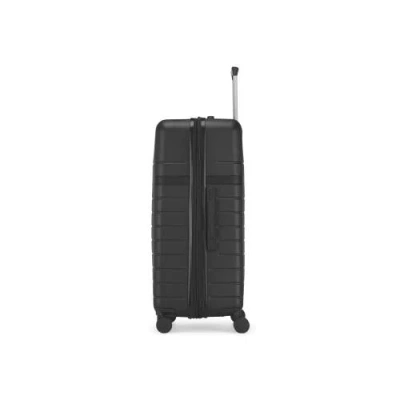 Bugatti Lisbon Hardside Check-in Large Luggage With Expansion In Black