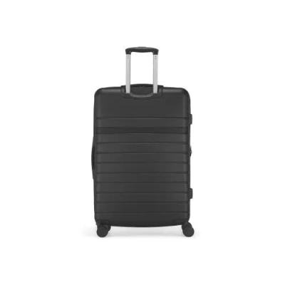 Bugatti Lisbon Hardside Check-in Large Luggage With Expansion In Black