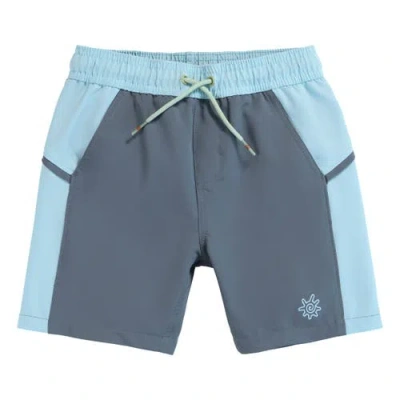 Uv Skinz Active Swim Trunks In Mirage/aquamarine
