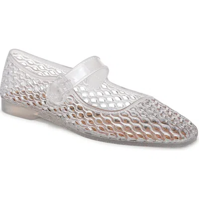 Sam Edelman Michaela Mary Jane Jelly Flats In Clear
