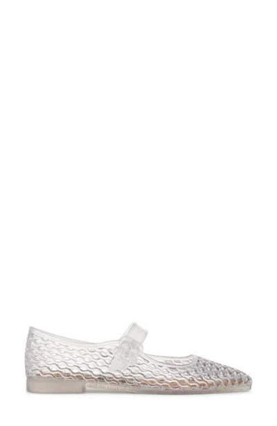 Sam Edelman Michaela Mary Jane Jelly Flats In Clear