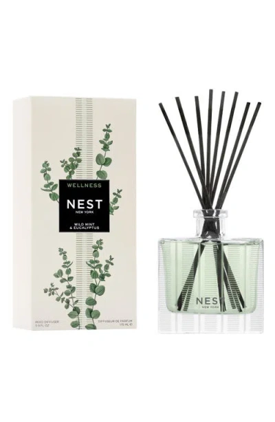 Nest New York Wild Mint & Eucalyptus Reed Diffuser In No Color