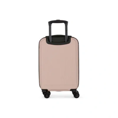 Bugatti Singapore Hardside Carry-on Luggage With Double Wheels In Blush