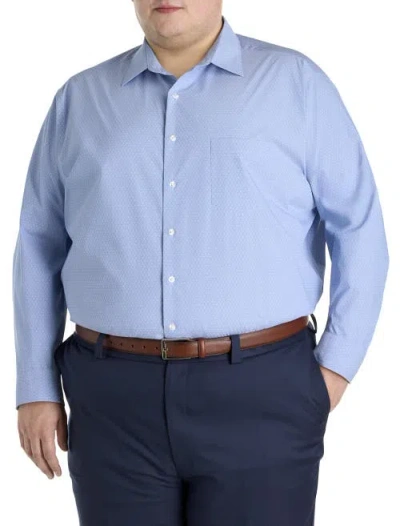 Synrgy By Dxl Big & Tall Performance Dress Shirt In Blue