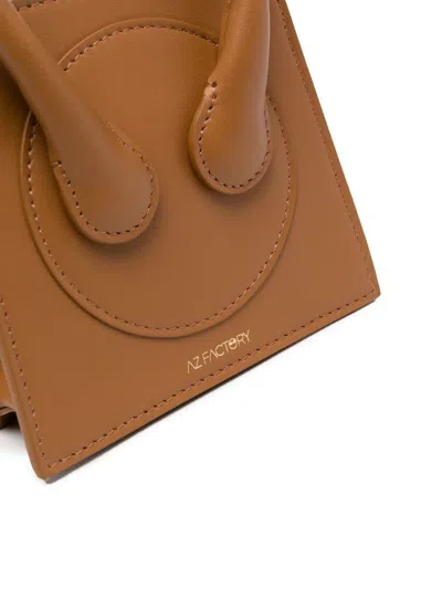Az Factory Pre Az Factory X Ester Manas Small Cake Tote Bag In Camel