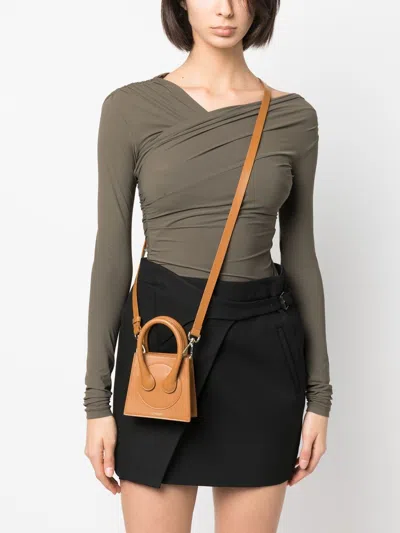 Az Factory Pre Az Factory X Ester Manas Small Cake Tote Bag In Camel