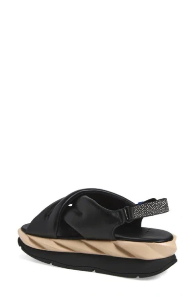 4ccccees Mellow Moa Platform Slingback Sandal In Black