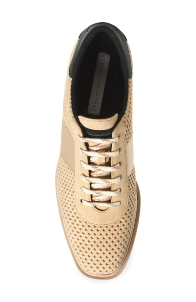 Stella Mccartney Sneakelyse Vegan Colourblock Platform Trainers In Greggio