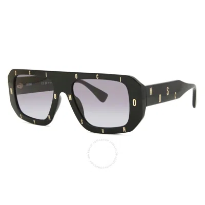 Moschino Dark Grey Shaded Browline Ladies Sunglasses Mos129/s 0807/9o 54