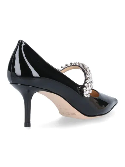 Jimmy Choo Bing 65mm Crystal-embellished Patent-leather Pumps In Black