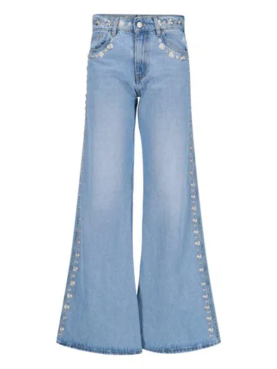 Coperni Rigid Mid-rise Straight-leg Jeans In Blue