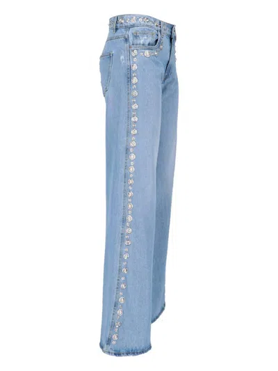 Coperni Rigid Mid-rise Straight-leg Jeans In Blue