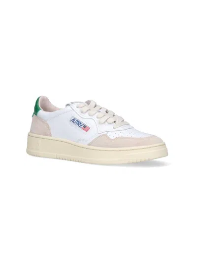 Autry Logo-patch Lace-up Sneakers In Multi