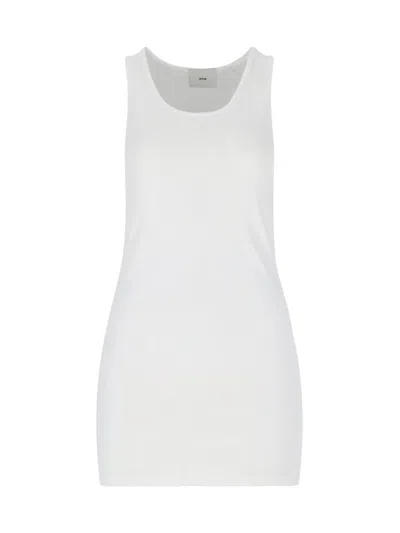 Setchu Logo Mini Dress In White
