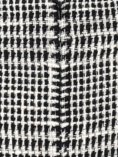 Gianluca Capannolo Houndstooth Pattern Skirt In White